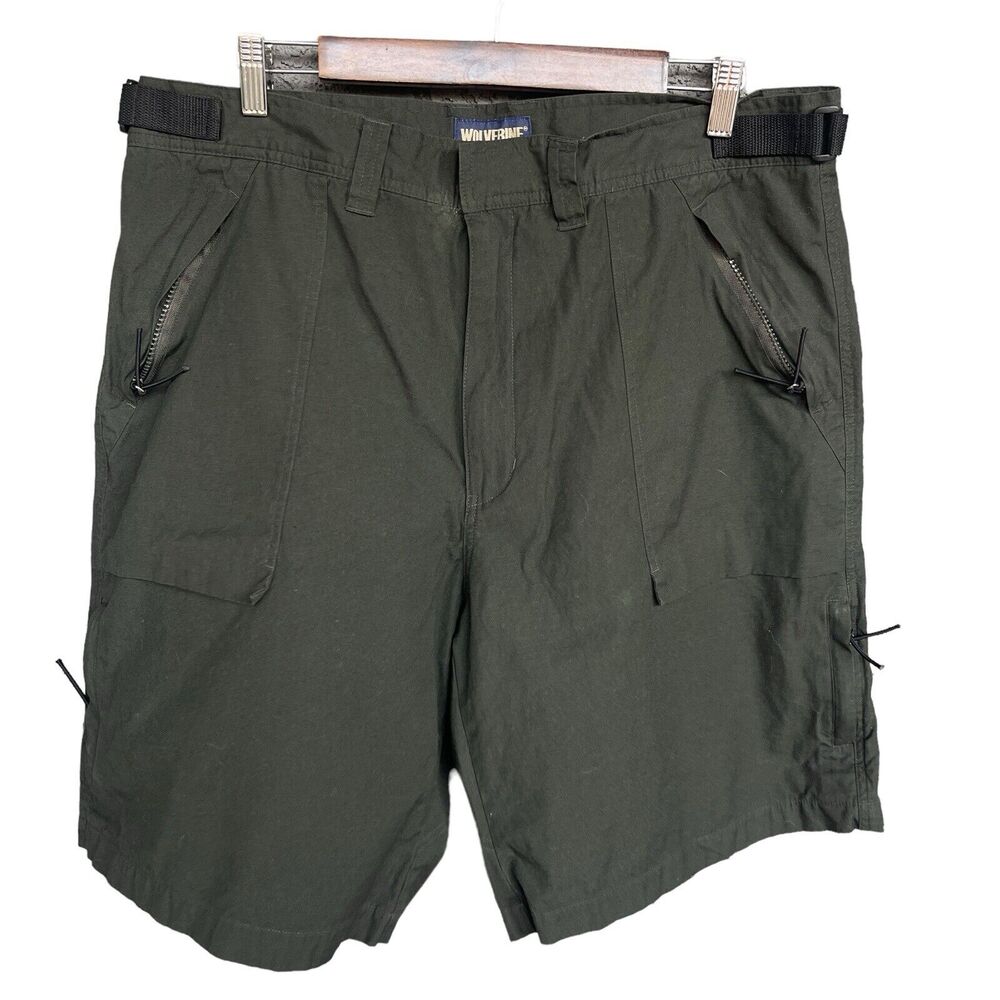Wolverine Mens Shorts Size 40 Green Tactical Gorpcore Hiking‎ Utility Cotton